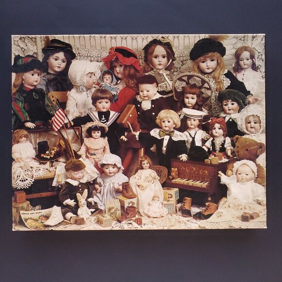 Creepy Doll Puzzle Vintage Springbok The Doll Shop Antique Toys 500 Complete - Picture 1 of 14